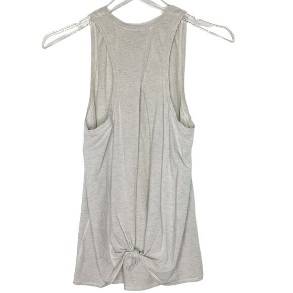 Lululemon 4 All Tied Up Tank Heathered Core Ultra Light Grey - Picture 3 of 10